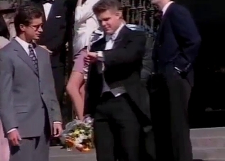 Bride banged by her dad in the limo