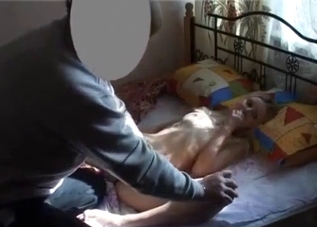 Forced incest fucking with a submissive blonde